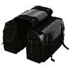 Mulcort Borsa da sella per moto di grande capacità Borsa da sella per moto da viaggio in tela impermeabile Borsa laterale per attrezzi Borsa per moto