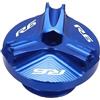JSTVCUI Scarico Dell'olio Coperchio Tappo Motore PER Ya&maha YZF-R6 YZFR6 1999 2000 2001 2002 2003 2004 2005 2006 Accessori Per Motociclette Tappo Di Riempimento Dell'olio Viti Coppa Dell'olio Motore