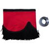 KRAM-TRUCK KramTruck - Tenda per camion con nappe, parasole per camion, protezione solare per tutte le marche di camion (rosso, nappe nere)