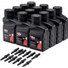 Generico 12 OLIO MOTORE CAMBIO SAE 30 SIP ADATTO PER VESPA 50 125 150 200 PX SPECIAL PK 12 x 250ml