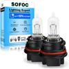 SOFOC PH11 Lampadina Alogena Faro Moto 9014 12V 40/40W 4000K Bianco Caldo Doppio Filamento Abbaglianti/Anabbaglianti Plug & Play 2Pcs