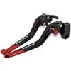 E-SPEEDMTC ESPEEDMTC Per Ducati Monster S4RS 1200/ S/R 1100/ S/EVO Leva della frizione del freno di dimensioni lunghe in lega di alluminio CNC modificata (Rosso)