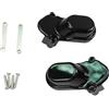 Generic Copri dado per asse posteriore moto, protezione laterale per Harley Sportster 883 1200 48 XL1200X 72 XL1200V Custom XL883C 2005-2024 (nero)