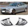 AJQBRMB Faro principale Indicatori Di Direzione Della Luce D'angolo Per BMW E46 2002-2005 SERIE 3 320i 325i 330i Faro Testa Lam Segnale Luci D'angolo Accessori Fanale Proiettore(L and R)