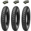 ECOVELO 3 GOMME 3.50-8 6PR + CAMERE | PNEUMATICI DEESTONE COPERTONI COMPATIBILI CON VESPA VBB VNB VBA VNA VB1T GL 125 150