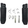 Dnhqknoaf Moto Pedaline Pedane Poggiapiedi Per Suzuki V-Strom DL 650 1000 GSX 1250 1300 GSR 600 Pedane Anteriori E Posteriori(Nero)