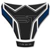 AZgraphishop PARASERBATOIO RESINA 3D COMPATIBILE CON SUZUKI GSX-S 1000 GT 2021-2022 GP-812(NWS) (Blu Scuro)