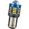 Ruiandsion BA20D Lampadina A LED per Fari Moto H6 DC 12-80V Super Luminosa con 66SMD Chips e Proiettore HD, Lampadina A LED Per Faro moto ad Alta/Bassa Intensità Luminosa, Bianco