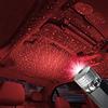 EONYUANGUO Luci interne per auto, USB Atmosphere Night Light Luce notturna per proiettore stellare per camera da letto, auto, soffitto e decorazioni per feste (Rosso)