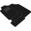Generico DHCarMats Tappetini Auto compatibili con Peugeot 206 Cc 2001-2007 | Fondo antiscivolo, Made in Italy, Kit completo anteriore e posteriore