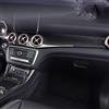 HIGH FLYING per CLA C117 2013-2018, GLA X156 2013-2019 Cornici dei Interno Cruscotto Plastica ABS 1 Pezzi (Colore Fibra di Carbonio)