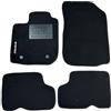 Generico Tappetini Auto in Moquette per Dacia Stepway 2012-2020, Set 4 Pezzi, Antiscivolo con Battitacco PVC, Nero (moquette standard, 1 ricamo)