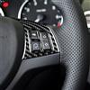 KUNGKIC Cover per tasti del volante auto, in fibra di carbonio, per interni, decorativa, compatibile con BMW 1 Serie E81 E82 E87 E88 2008-2013, accessori (tipo B-nero)