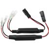 HS-Motorradteile Cavo adattatore per frecce a LED, Nero, Rimontabile, 10W, 12V, Indicatore