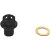 TIRGE Tappo di scarico dell'olio magnetico M12 x 1,5 per XR650L 93-21 CR125 CR250 CR125R CR250R CBR400R CBR500R CBR600RR CBR1000RR Dirt Pit Street Bike (nero)