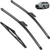 Autopixl Qualità OEM Kit spazzole tergicristallo anteriore 3 pezzi for Lexus NX 200 300 NX200 NX200t NX300h 2014 2015 2016 2017 2018 26 16 12 Vestibilità perfetta per parabrezza