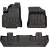 IMJ-Global Tappetini Auto Gomma ProLine 3D su Misura Compatibili con Citroën Berlingo II 2008-2018, Set Completo di Tappeti Auto TPE per Migliorare Look e Sportività