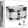 MOTOTOPGUN givi bauletto obkev58aa monokey trekker outback evo smart alluminio anodizzato 58 lt MOTOTOPGUN