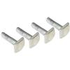 VDP 4 scanalature M6 per barre portapacchi con scanalatura a T (M6 x 40 mm)