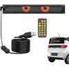 Generic Strisce Luminose A LED Per Auto - Luci Vano Piedi Auto Intelligenti, Strisce Luminose A LED Per Auto| Lampada Per Occhi Colorati Per Auto, Schermo Morbido Per Lampada RGB Devil Eye, Display