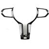 YBHPQRE Compatibile Con BMW Serie 4 5 6 Per F32 F33 F36 2014-2017 Per F10 F11 F06 F12 F13 Copertura Decorativa Per Cornice Del Pulsante Del Volante Dell'auto Decorazione d'interni