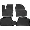 J&J AUTOMOTIVE Norm Liners Tappetini Auto su Misura per Ford Grand C-Max 2010-2019, Set da 4 Pezzi, 3D in Gomma TPE, Antiscivolo, Inodore, Colore Nero