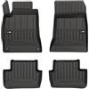 IMJ-Global Tappetini Auto Gomma ProLine 3D su Misura Compatibili con Mercedes-Benz CLA X117 2013-2019, Set Completo di Tappeti Auto TPE per Migliorare Look e Sportività