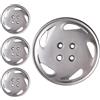 W-Parts SERIE 4 BORCHIE - 4 COPRICERCHI COPPE RUOTA 14 PER FIAT PUNTO TIPO A
