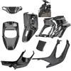 Faco KIT 7 PEZZI CARENE NERO NEUTRO DA VERNICIARE BW'S COMPATIBILE CON MBK BOOSTER SPIRIT 50 '88/'03