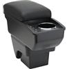 OYHCM Bracciolo Centrale per Seat Arona, Doppio Scomparto, Pelle Nera, Facile da Installare, Accessorio Auto Personalizzato