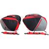 PaCsci Moto Selle Bagagli Per Tracer 9 GT TRACER 9GT 2021 2022 Per Tracer900 Tracer9 2020 Rosso Nuove Borse Per Moto Borse Interne Espandibili Nere Coppia Borse Laterali(Red)