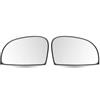 HONGYISM Vetro Specchietto Retrovisore Sinistra Destra Vetro Specchietto Retrovisore W/Piastra Supporto Non Riscaldata Per Hyundai Getz 2003-2011 Accessori Specchietto retrovisore(2 pezzi)