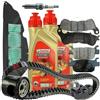 E-BIKERS KIT TAGLIANDO COMPATIBILE HONDA SH 300 i 2007 2008 2009 2010 2011 2012 2013 2014 OLIO FILTRI CINGHIA RULLI CANDELA