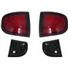 EASYSHOP24H Set 2 Fanale Fanalino Catarifrangente Posteriore DX SX Per L200 Triton da 2005 a 2014 Catadiottro Sinistro Destro