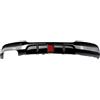 Vamhhx Spoiler Per BMW Serie 3 E90 318i 320i 328i 330i 335i 340i 2006-2012 Diffusore Con Luce Freno 2005-2012 Spoiler Paraurti Posteriore Con LED Auto Spoiler(Single-sided Double)