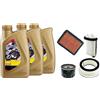 GSC RICAMBI SRL KIT TAGLIANDO FILTRO OLIO FILTRO ARIA ED OLIO COMPATIBILE PER YAMAHA TMAX T-MAX 500 DAL 2008 AL 2011