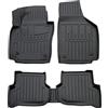 J&J AUTOMOTIVE SCOUTT Tappetini Auto in Gomma Su Misura per Seat Altea XL 2005-2015, Set da 5 Pezzi, Tappeti 3D Design con Bordo Alto, Inodore, Qualità Premium