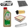 OP Kit tagliando 4 filtri + 5L olio Edge 5W30 per BMW Serie 1 F21 118d 120d 125d B47 2011-2019
