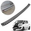 Chromemaster | Protezione Paraurti Posteriore per Ford Transit Custom dal 2012-2023 | Acciaio INOX Lucido, Grafite Lucida | Protegge la Vernice dai Graffi