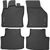 WALSER tappetini premium per auto compatibili con Skoda Octavia III 2012-2020, Octavia IV 2020-Oggi, tappetini in gomma per auto 100% su misura - made in EU