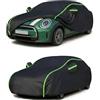 Generico Telo Copriauto Impermeabile da Esterno per BMW Z3 Roadster Cabriolet Tutte le Stagioni, con Cerniera Laterale e Strisce Riflettenti, Facile da Installare con Borsa Inclusa(Nero)