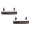 GENERICO Compatibile con Suzuki Samurai SJ410 SJ413 Maniglia Porta Esterna Anteriore DX +SX 2PEZZI Cromato Lucido