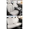NOBQUA Coprisedili Auto Universali per 5 Posti in Vera Pelle-Compatibili con Mercedes-Benz CLA CLS GLA GLB GLC GLE Classe G GLS - Impermeabili, Antiscivolo-Set Completo per SUV e Berlina