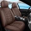 Buuoo Coprisedili universali per auto per BMW G30 X3 F25 F31 X5 F15 X1 E84 X1 F48 X3 E83 X6 E71 Z4 E85 F01 Set completo di protezione in pelle nappa