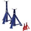 Yasta Coppia Cavalletti Auto 3 Tonnellate Altezza Regolabile 27-36,5 cm | Supporti Martinetti Sollevamento Regolabili | Kit 2 Pezzi Garage Fai da Te