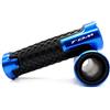 HUISI Manopole for manubrio CNC for motociclette, manopole for manubrio, adatte for YAMAHA TDM 850 TDM850 1991-2020 2021 TDM 900 TDM900 2004-2021(Blue)