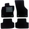OFFICINE MILANO IL TUO STILE IN AUTO. Tappetini su misura per Volkswagen Golf 7 - Golf 8 (NERO STANDARD)