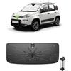 Ruiya 2026 Upgrade Ombrello Parasole Auto Parabrezza Compatibile con Fiat Panda 2013-2023, Parasole Anteriore Pieghevole Protezione UV, Accessori Auto Panda