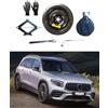 D'ANGELO 1988 Kit Ruotino di Scorta 18 compatibile con Mercedes GLB con Cric, Chiave, Guanti e Sacca
