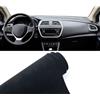 SSUYGF Copertura Cruscotto Auto Per Suzuki SX4 S-Cross 2013-2020 Tappetino Antiscivolo Per Cruscotto Auto(B Black)